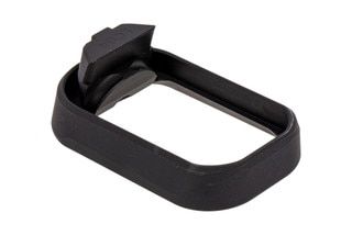 The Taran Tactical Glock 17 Carry Magazine Well features a black anodized finish